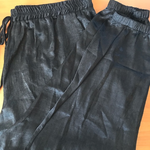Satin Jogger Pants - Picture 3 of 6